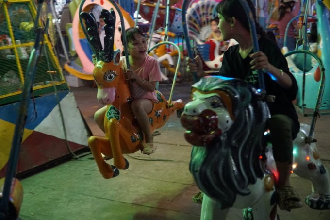 Không khí đón xuân sôi động tại một địa phương ở An Giang.