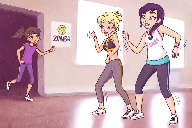 Nếu bạn tham gia tập luyện theo lớp hoặc nhóm thì đừng đến muộn bởi điều này có thể gây mất tập trung cho HLV hướng dẫn và các thành viên khác trong lớp. Nếu đến muộn, bạn hãy đảm bảo gây gián đoạn buổi học càng ít càng tốt.