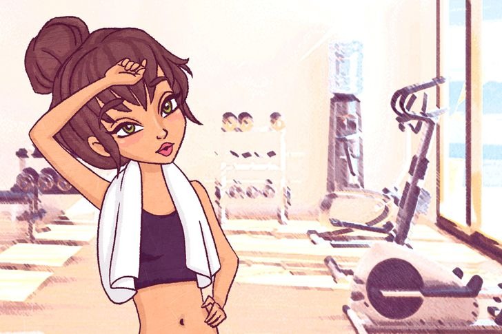 Việc đổ mồ hôi khi tập luyện thì không có gì là sai, nhưng đừng quên mang theo khăn lau và lau sạch mồ hôi trên các thiết bị sau khi bạn sử dụng. Hầu hết các loại máy tập để phủ da và mồ hôi của bạn không biến mất nếu không được lau sạch.