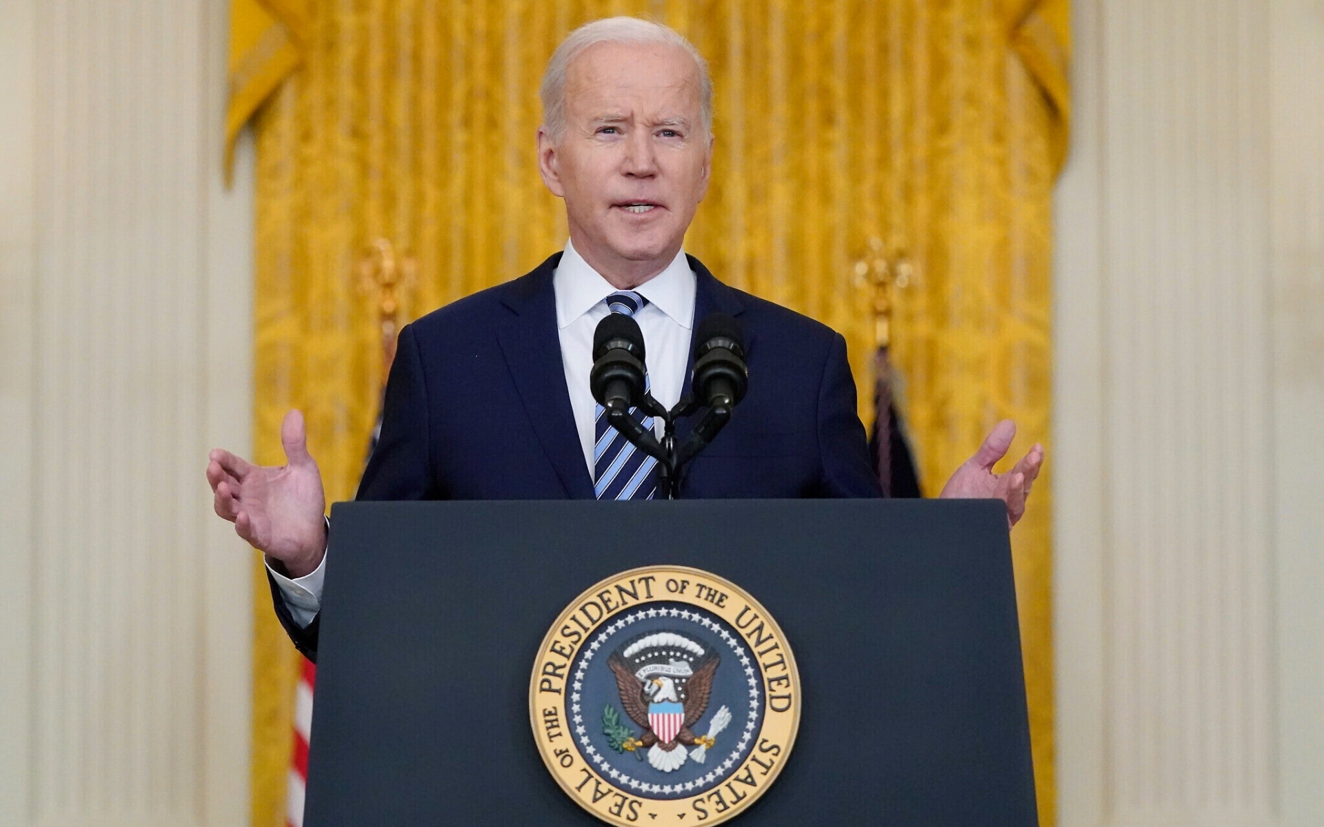 Tổng thống Joe Biden khẳng định sẽ không đưa quân Mỹ đến Ukraine. Ảnh: Internet Tổng thống Joe Biden khẳng định sẽ không đưa quân Mỹ đến Ukraine. Ảnh: Internet