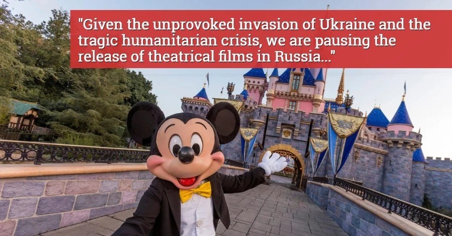 Hàng loạt hãng phim lớn của Mỹ tuyên bố ngừng phát hành phim tại Nga.