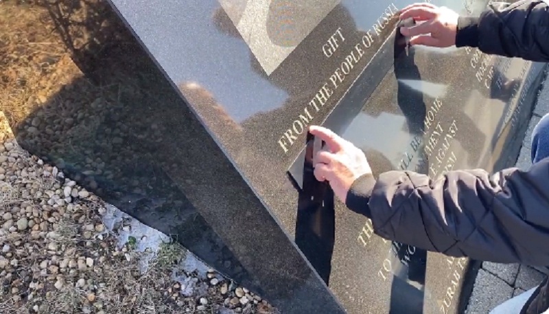 Tên Tổng thống Putin bị loại khỏi đài tưởng niệm 11/9 2
