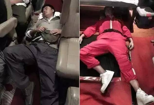 Là một tín đồ ăn uống, Trần Hách ngoài thích ăn thì còn mê ngủ. Ở đâu anh ấy cũng có thể ngả lưng và tư thế ngủ trông rất hài hước.