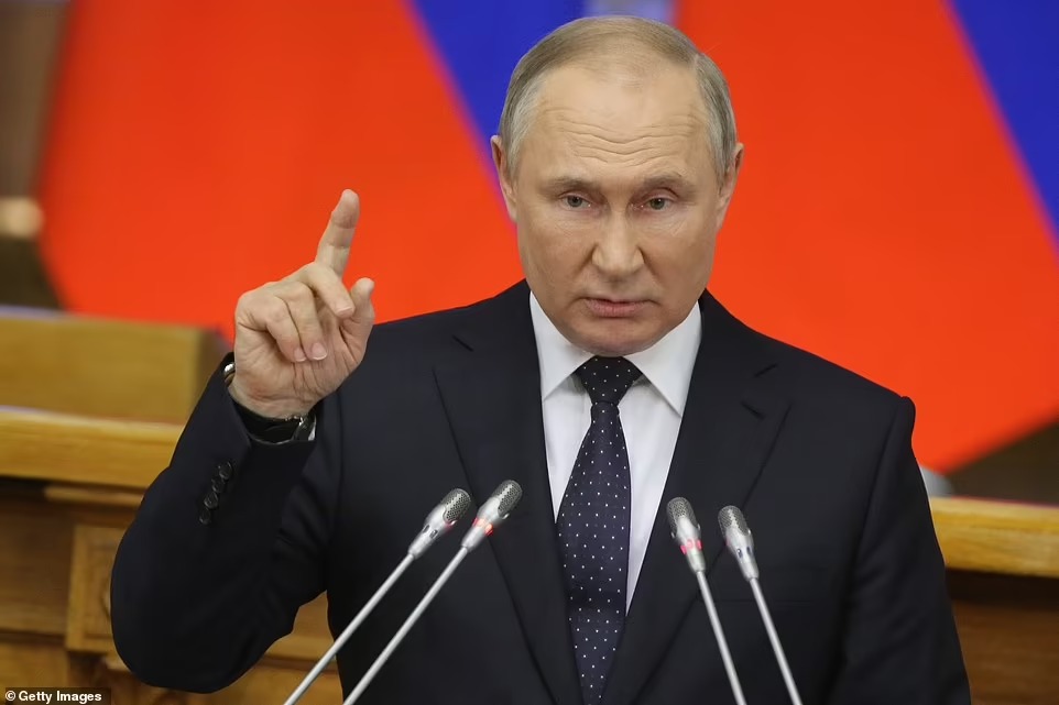Tổng thống Nga Vladimir Putin.