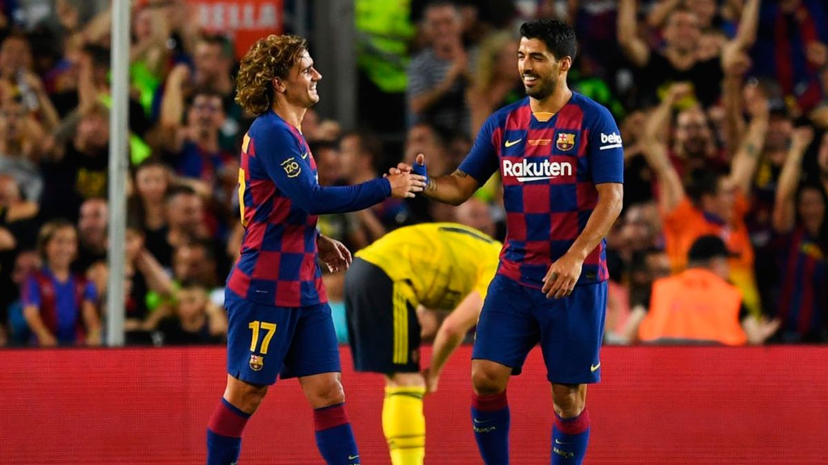 Cặp song sát Griezmann Suarez được tái hiện tại Atletico Cặp song sát Griezmann Suarez được tái hiện tại Atletico