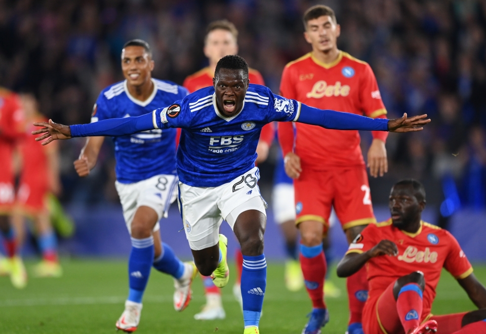 Leicester đã khởi đầu vòng bảng không dễ dàng trước Napoli - Ảnh: Twitter