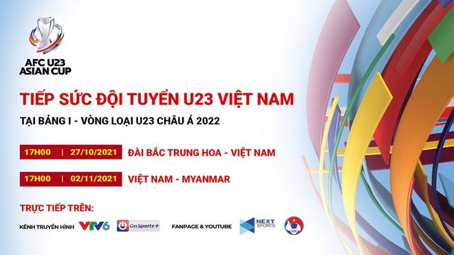 VTV và Next Media đã có bản quyền phát sóng vòng loại U23 châu Á 2022 2