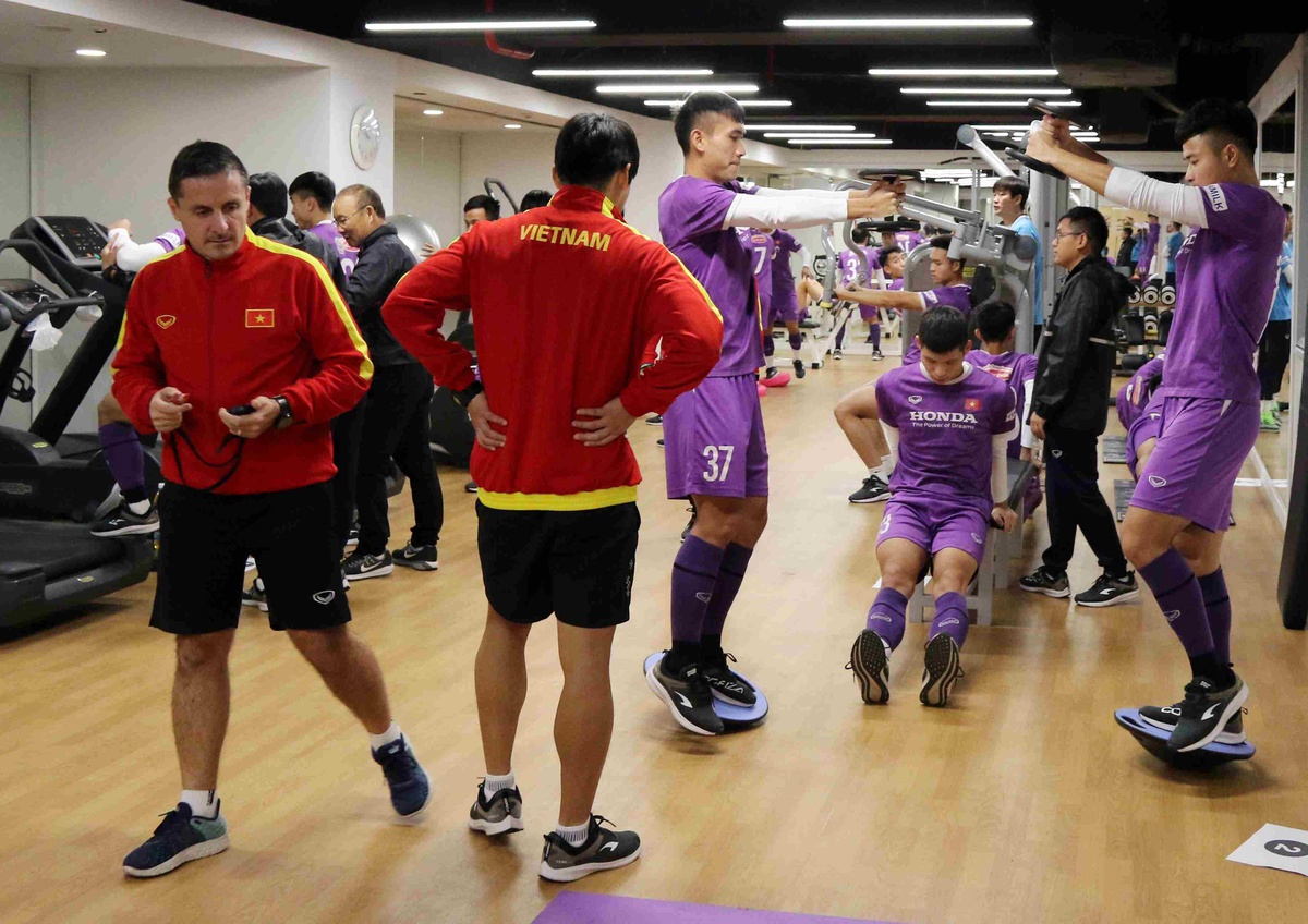 U23 Việt Nam đang tích cực tập luyện cho trận đấu đầu tiên tại vòng loại U23 châu Á 2022 - Ảnh: Thethaovanhoa U23 Việt Nam đang tích cực tập luyện cho trận đấu đầu tiên tại vòng loại U23 châu Á 2022 - Ảnh: Thethaovanhoa