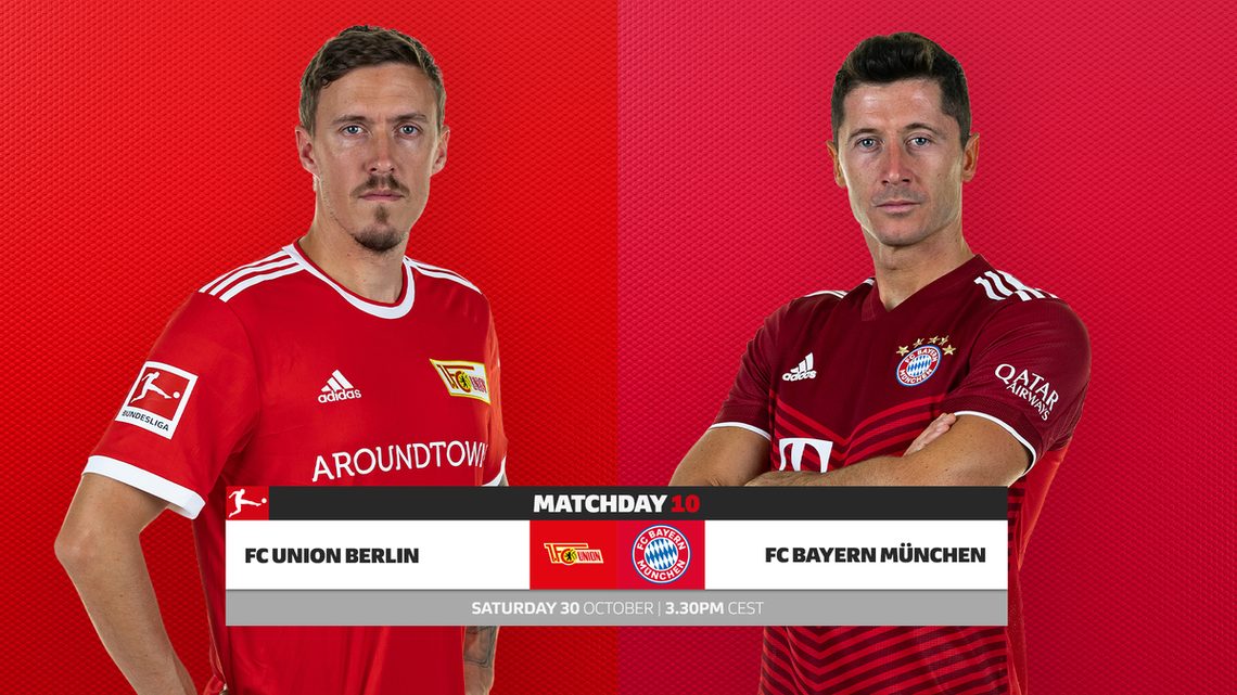 Link xem trực tiếp bóng đá Union Berlin vs Bayern Munich (20h30, 3/10) Vòng 10 Bundesliga 1