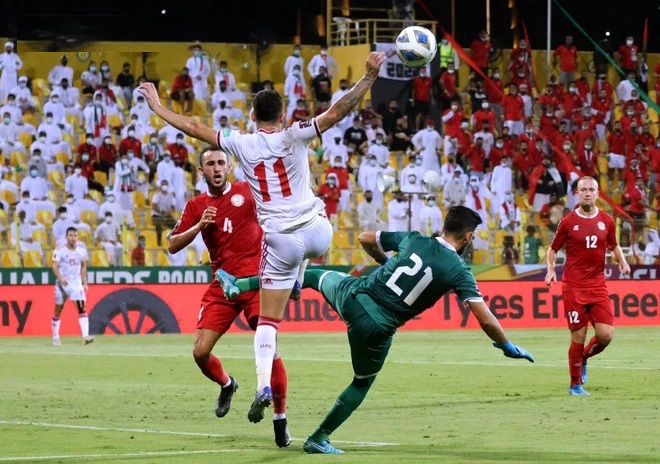 Hai đội đã hòa nhau ở lượt đi trên sân của UAE - Ảnh: AFC