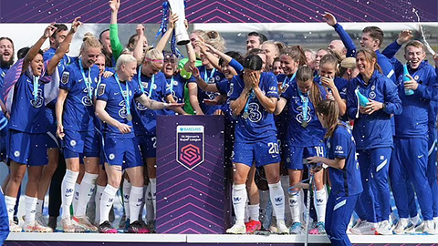 CLB nữ Chelsea cũng đã có một năm thành công mỹ mãn - Ảnh: Dailymail CLB nữ Chelsea cũng đã có một năm thành công mỹ mãn - Ảnh: Dailymail