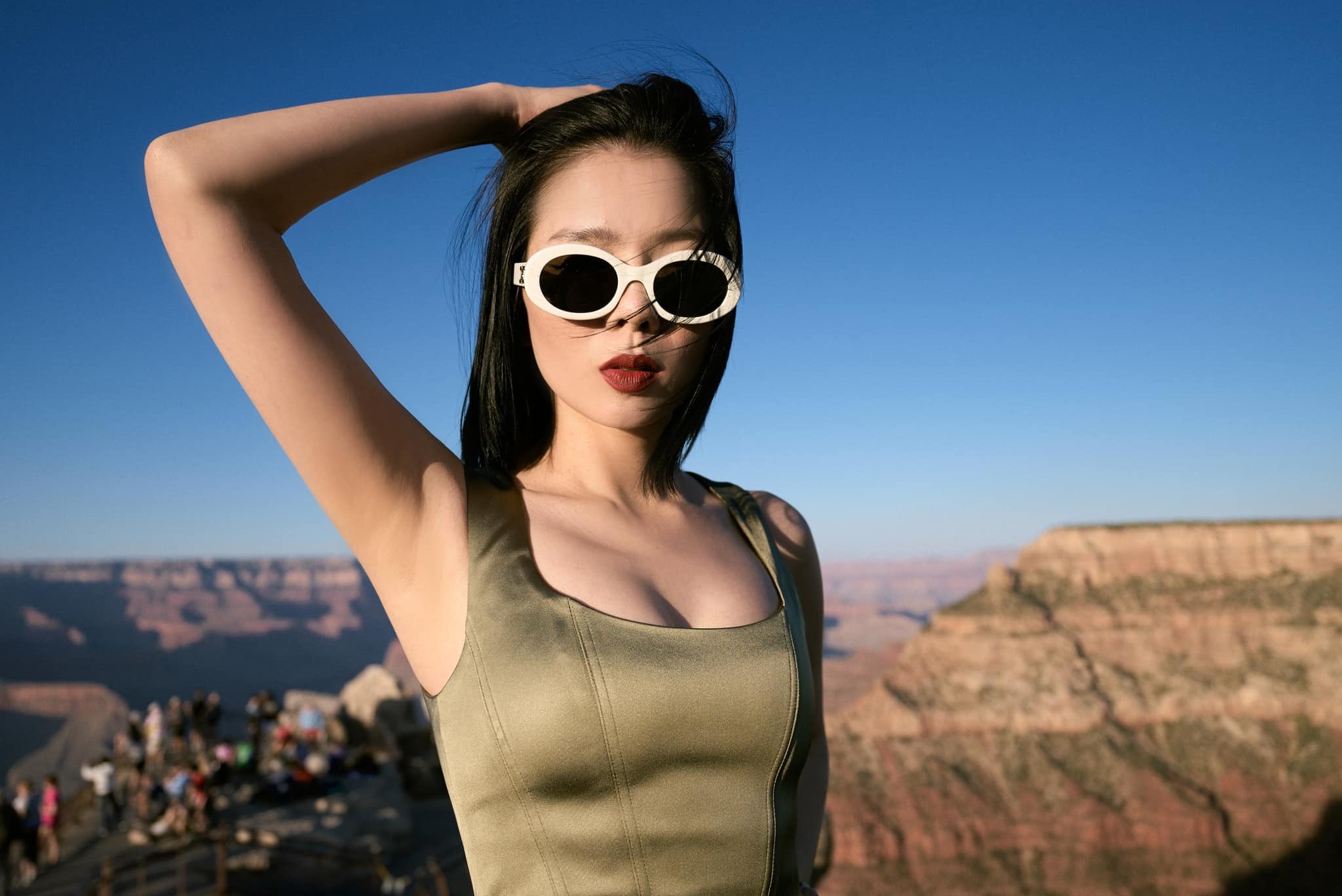 Nhan sắc của Lệ Quyên ngày càng thăng hạng. Ảnh: FBNV.