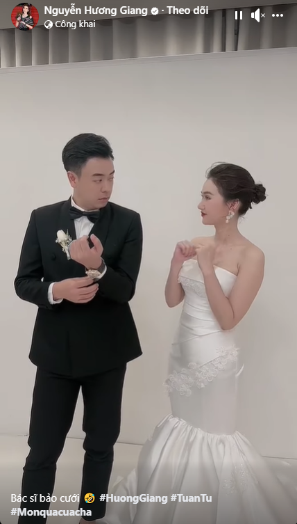 Diễn viên Hương Giang tung hậu trường ảnh cưới, nói luôn lí do và danh tính chú rể - Ảnh 1 Diễn viên Hương Giang tung hậu trường ảnh cưới, nói luôn lí do và danh tính chú rể - Ảnh 1