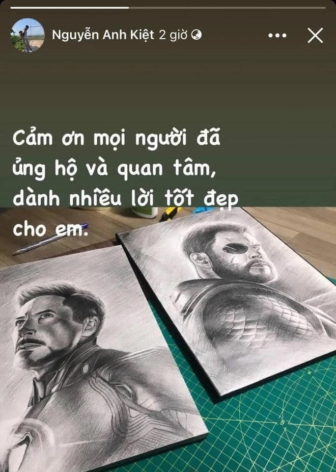 Chàng trai rất văn mình và không quên 'flex' tài năng của bản thân. Ảnh: FBNV. Chàng trai rất văn mình và không quên 'flex' tài năng của bản thân. Ảnh: FBNV.