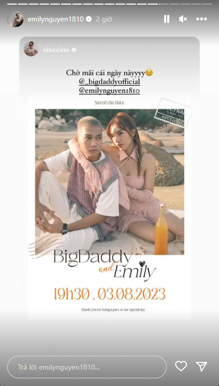 Nhiều sao Việt gửi lời chúc mừng khi tấm thiệp được trao tay.