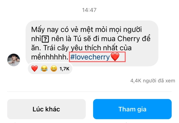 Đoạn tin nhắn trong group cộng đồng trên Instagram của Anh Tú. Đoạn tin nhắn trong group cộng đồng trên Instagram của Anh Tú.