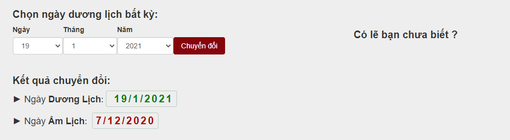 Hướng dẫn cách đổi lịch dương sang âm trong vòng 30s - Ảnh 5 Hướng dẫn cách đổi lịch dương sang âm trong vòng 30s - Ảnh 5
