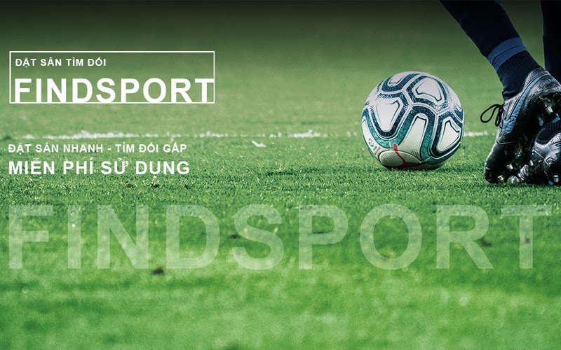 Findsport giúp kết nối cầu thủ và chủ sân bóng