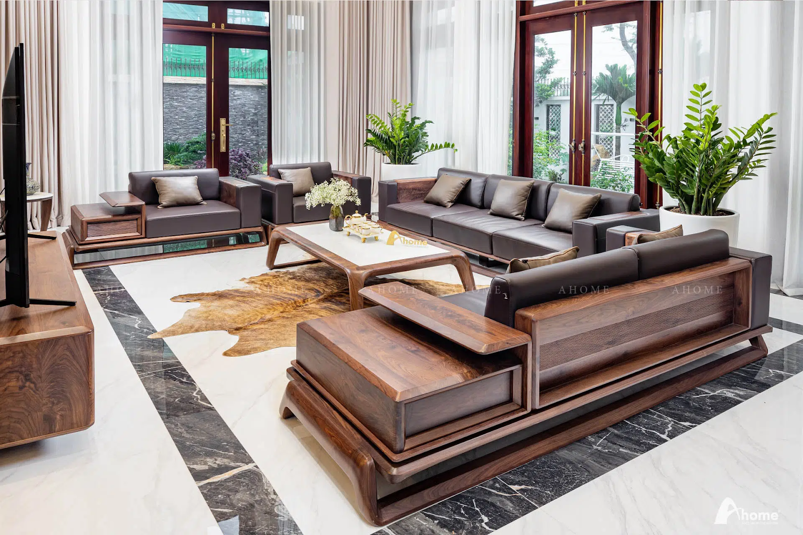 Ấn tượng với thiết kế nội thất căn biệt thự gỗ Óc Chó