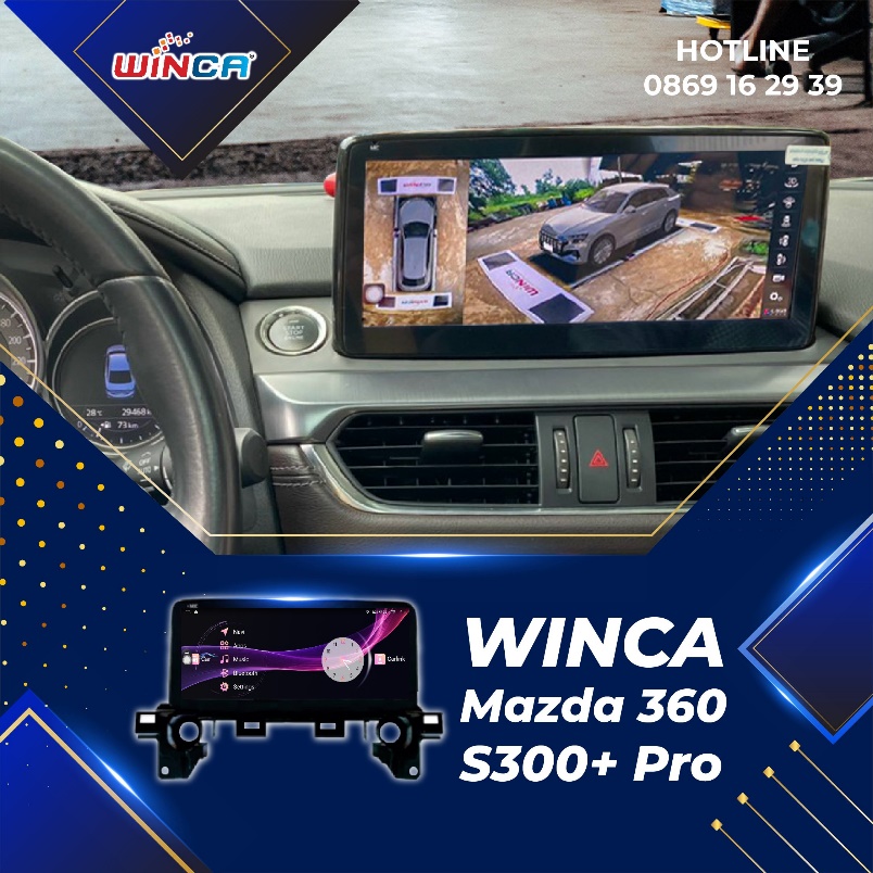 Màn hình android winca s300+ pro và winca s400+ pro cho dòng xe Mazda