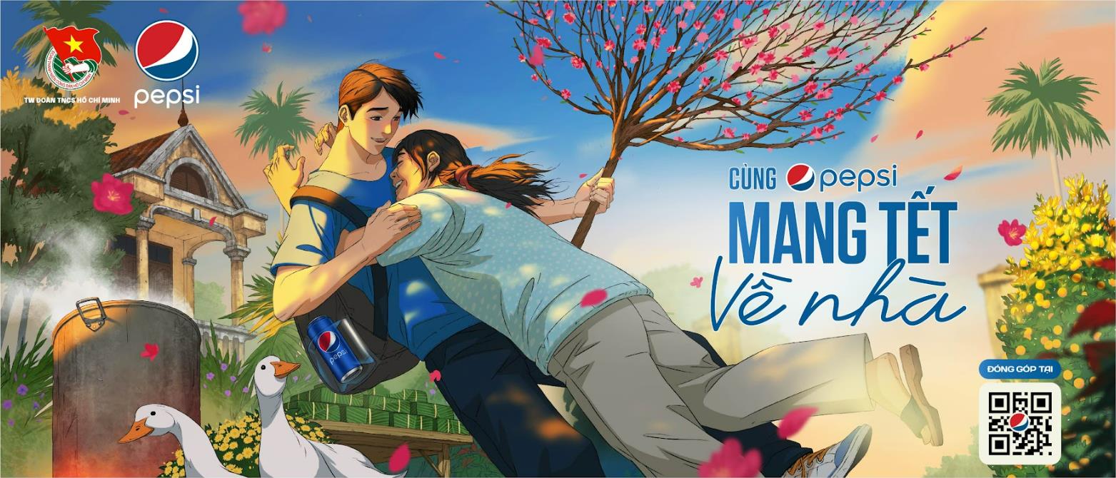 Những chuyến bay, chuyến xe đón người xa xứ của Suntory PepsiCo Việt Nam là món quà quà ý nghĩa, “Mang Tết về nhà” cho những gia đình Việt. 