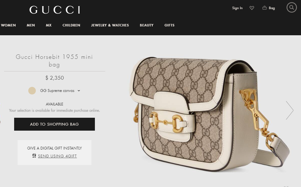 Ảnh chụp màn hình GUCCI