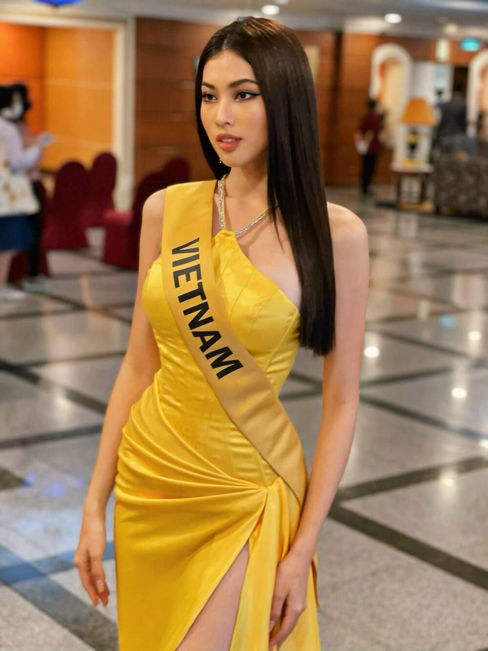 Diện áo yếm vàng rực, Ngọc Thảo khiến fan Miss Grand xuýt xoa bởi diện mạo xinh tựa 'thần tiên tỉ tỉ' - Ảnh 6 Diện áo yếm vàng rực, Ngọc Thảo khiến fan Miss Grand xuýt xoa bởi diện mạo xinh tựa 'thần tiên tỉ tỉ' - Ảnh 6