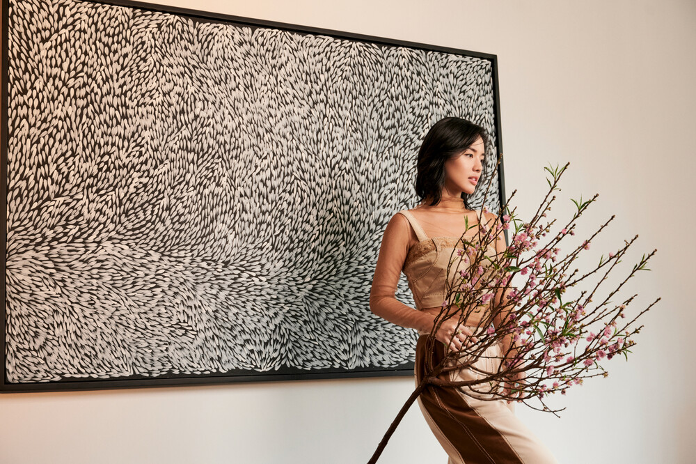 'Cô em Trendy' Khánh Linh xinh tựa nữ thần trong trang phục tái chế - Ảnh 3