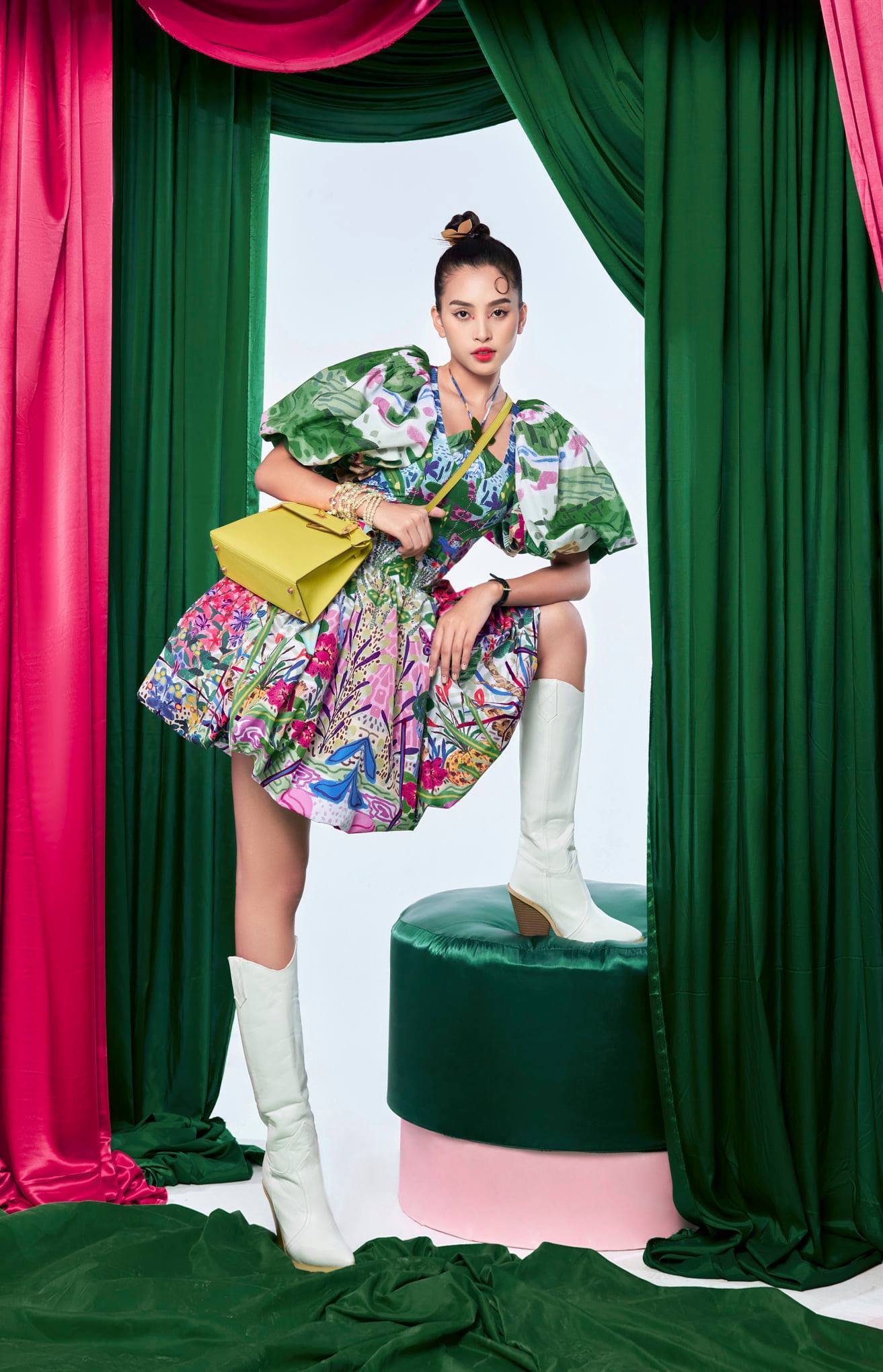 Hoa hậu Tiểu Vy hóa cánh bướm lộng lẫy trong bộ ảnh mới - Ảnh 11