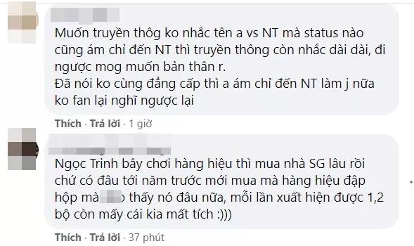 Dân tình liên tục 'réo' tên Ngọc Trinh. Ảnh: Chụp màn hình Dân tình liên tục 'réo' tên Ngọc Trinh. Ảnh: Chụp màn hình