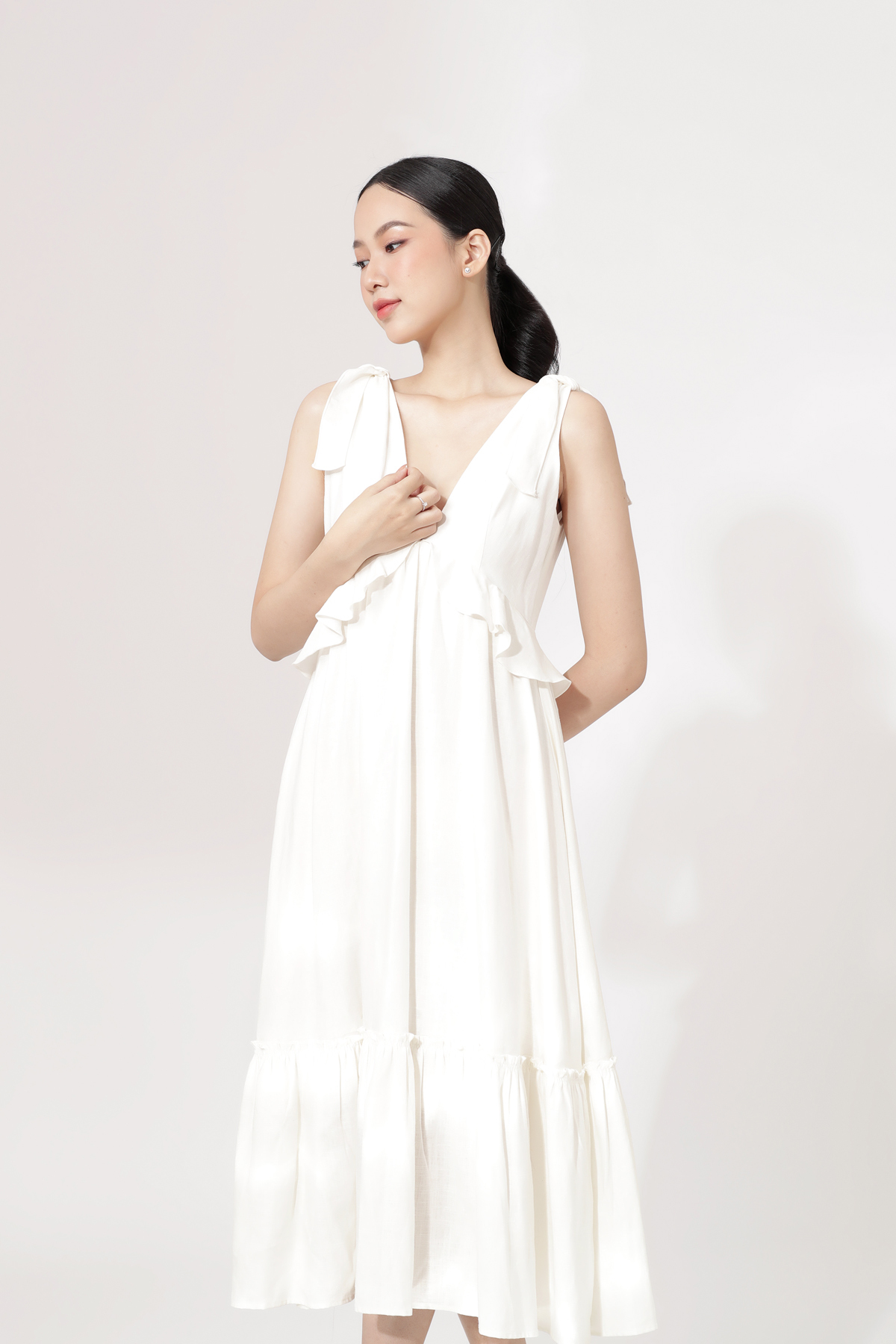 Lên đồ đi chơi dip lễ 30-4 với váy áo vải linen - Ảnh 8