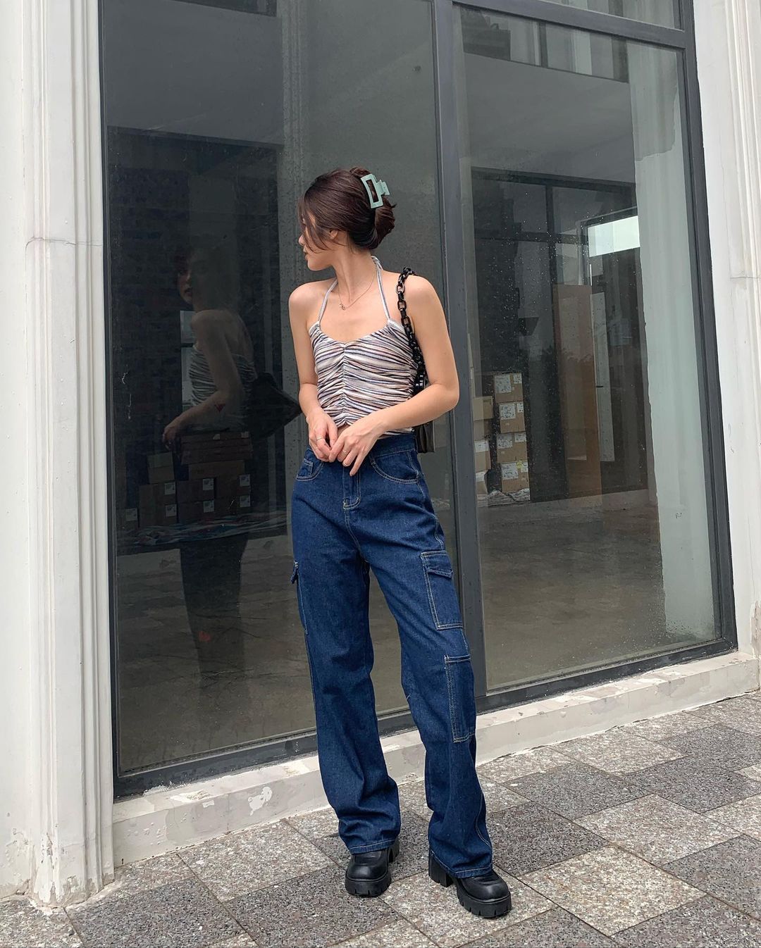 Dàn hot girl Instagram lên đồ đi quẩy lễ, nàng học được vô vàn outfit hay ho - Ảnh 3