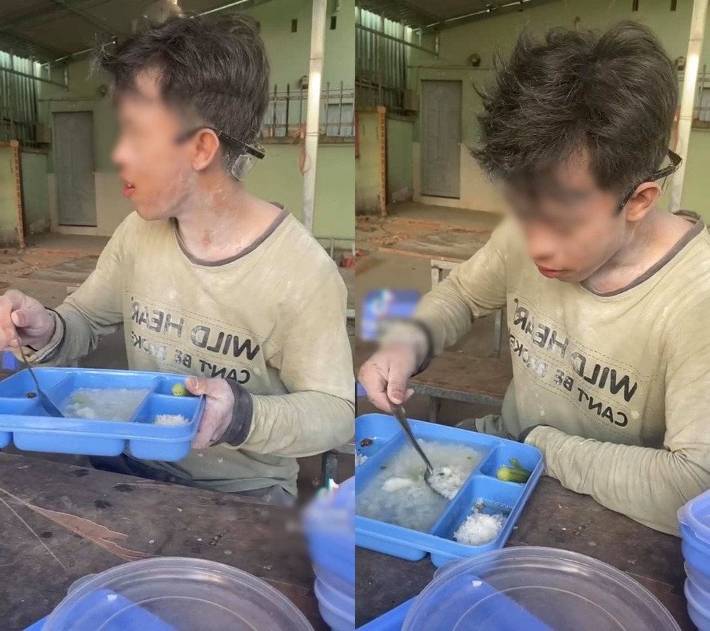 Đoạn clip tuy chỉ vọn vẹn chưa đến 30s, nhưng đã nối lên là góc khuất của việc xuất khẩu lao động mà chỉ có những ai đã và đang trải qua mới có thể hiểu. Ảnh chụp màn hình