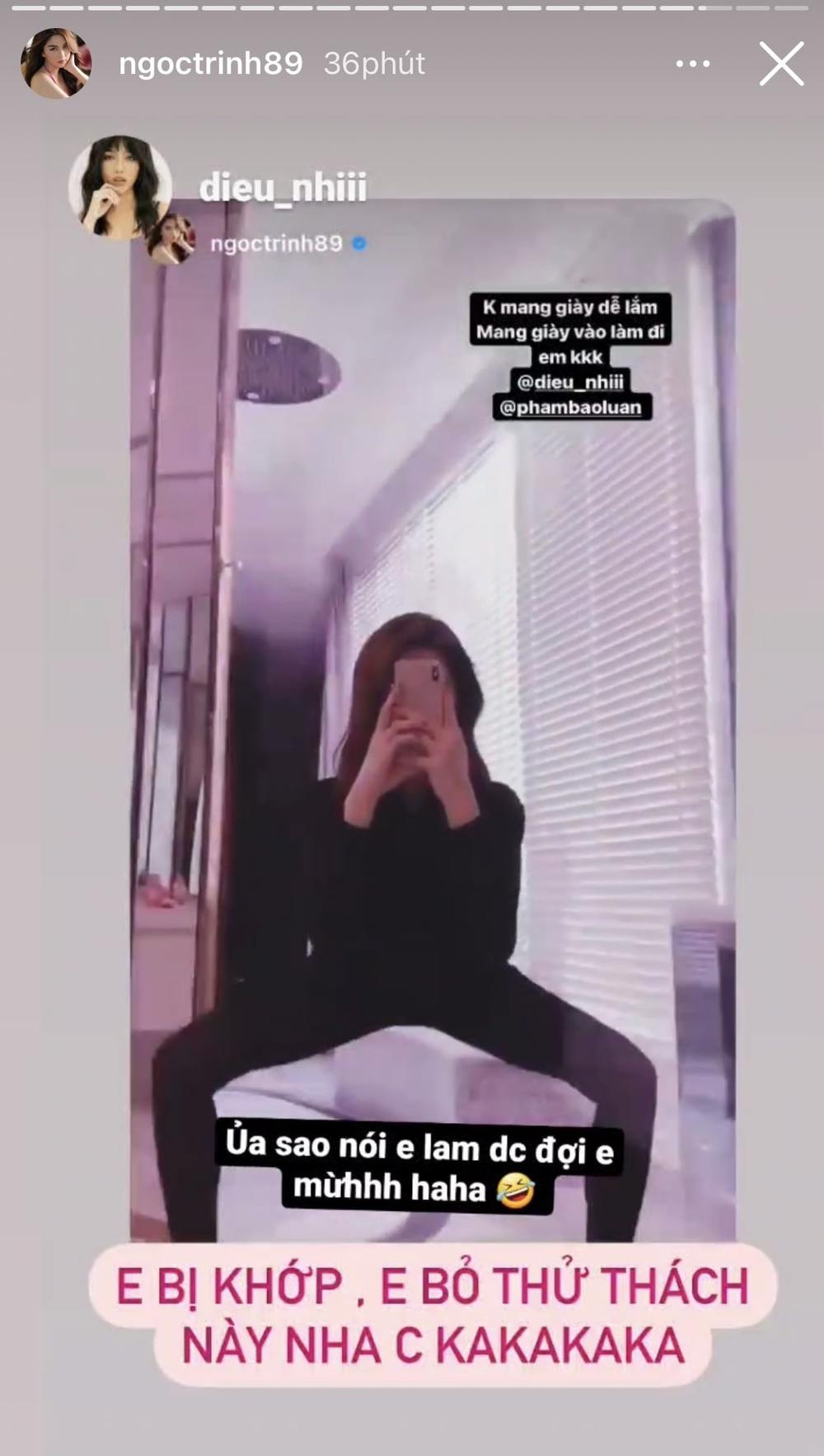 Nếu như Diệu Nhi viện cớ 'bị khớp' để say no với thử thách này...