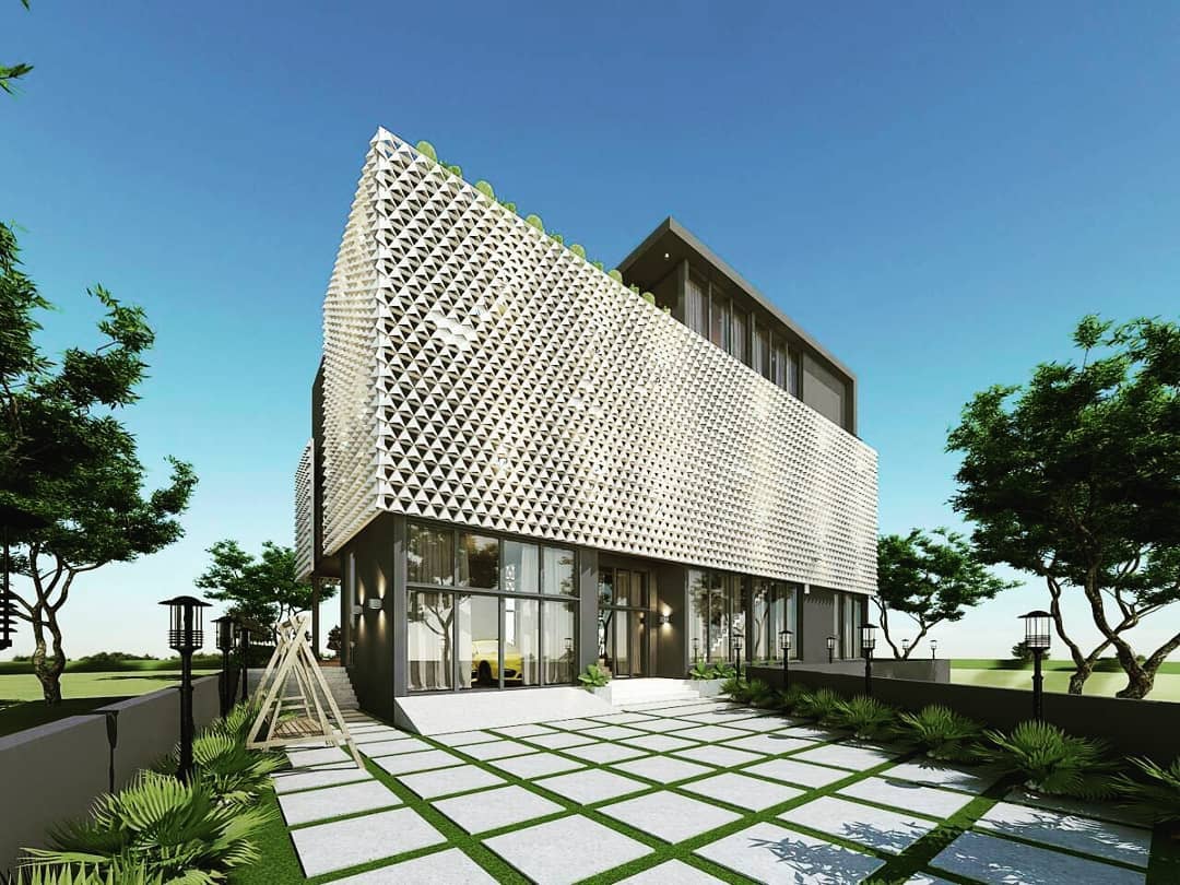 Toàn cảnh ngôi nhà hiện tại Ngọc Trinh đang sinh sống