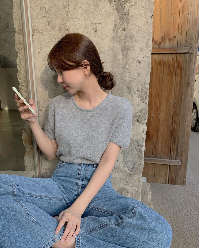 Thoát cảnh 'đầu bù' mùa nắng với kiểu tóc búi thấp - Ảnh 5