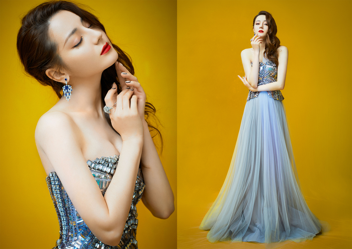 Ngắm sắc vóc đẹp như 'tạc tượng' của Địch Lệ Nhiệt Ba trong loạt thiết kế cắt xẻ  - Ảnh 8