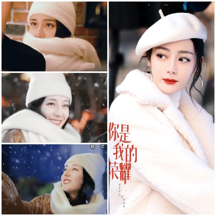 Địch Lệ Nhiệt Ba rạng rỡ tựa thiên thần trong mưa tuyết, netizen vẫn chê 'lên phim già chát chúa' 1
