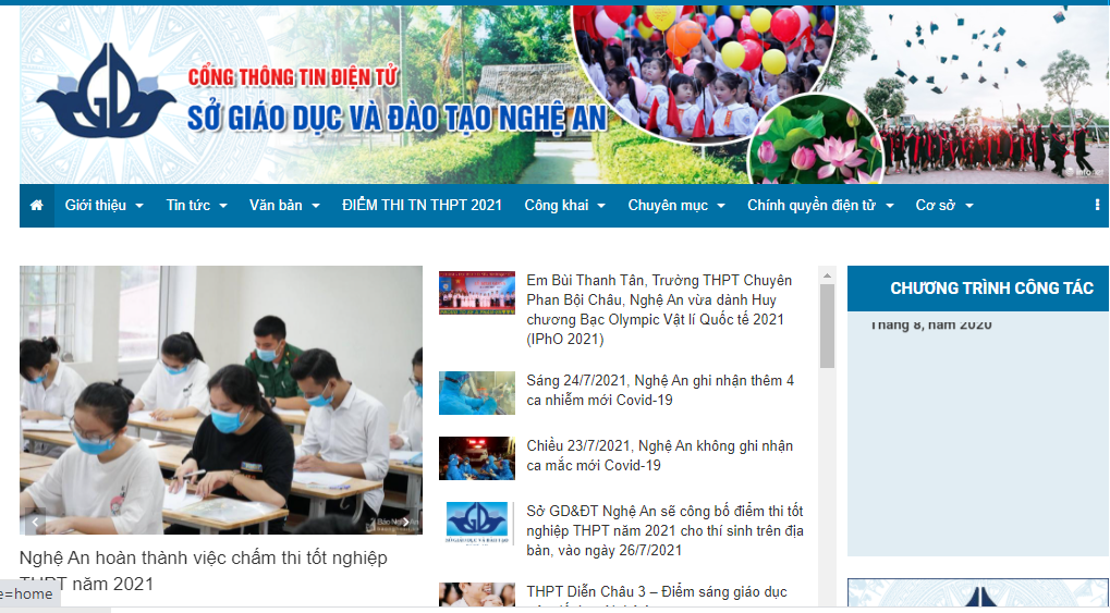 Tra cứu điểm thi THPT quốc gia 2021 tỉnh Nghệ An theo SBD, nhanh chính xác 3 Tra cứu điểm thi THPT quốc gia 2021 tỉnh Nghệ An theo SBD, nhanh chính xác 3