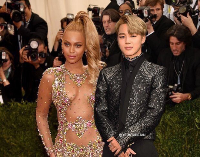 Jimin sánh bước cùng Beyonce, hai ông trùm bà trùm trông khá xứng đôi vừa lứa Jimin sánh bước cùng Beyonce, hai ông trùm bà trùm trông khá xứng đôi vừa lứa