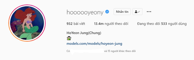 Ngày (5/10) tài khoản của Jung Ho Yeon tiếp tục tăng lên 13,5 triệu người theo dõi. Chính thức trở thành nữ diễn viên Hàn Quốc có nhiều follow nhất trên Instagram. Ngày (5/10) tài khoản của Jung Ho Yeon tiếp tục tăng lên 13,5 triệu người theo dõi. Chính thức trở thành nữ diễn viên Hàn Quốc có nhiều follow nhất trên Instagram.