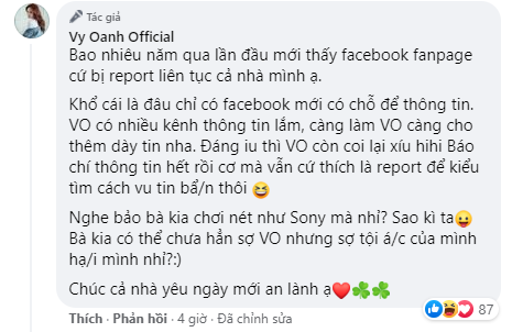 Vy Oanh trực tiếp réo tên CEO Phương Hằng vào bài viết 'tố chơi 'xấu', dở mưu hèn kế bẩn 5 Vy Oanh trực tiếp réo tên CEO Phương Hằng vào bài viết 'tố chơi 'xấu', dở mưu hèn kế bẩn 5