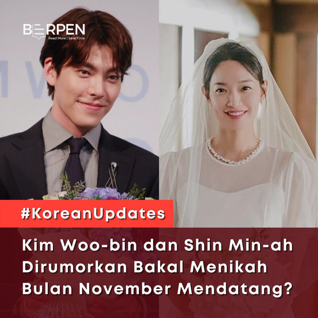 HOT nhất Kbiz lúc này: Kim Woo Bin - Shin Min Ah sắp sửa về chung nhà, hé lộ thời gian diễn ra hôn lễ? - Ảnh 1 HOT nhất Kbiz lúc này: Kim Woo Bin - Shin Min Ah sắp sửa về chung nhà, hé lộ thời gian diễn ra hôn lễ? - Ảnh 1