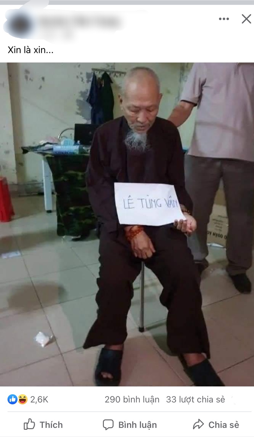 MXH chấn động trước hình ảnh người đứng đầu Tịnh Thất Bồng Lai bị còng tay hậu bà Phương Hằng réo tên, sự thật là gì? 3 MXH chấn động trước hình ảnh người đứng đầu Tịnh Thất Bồng Lai bị còng tay hậu bà Phương Hằng réo tên, sự thật là gì? 3