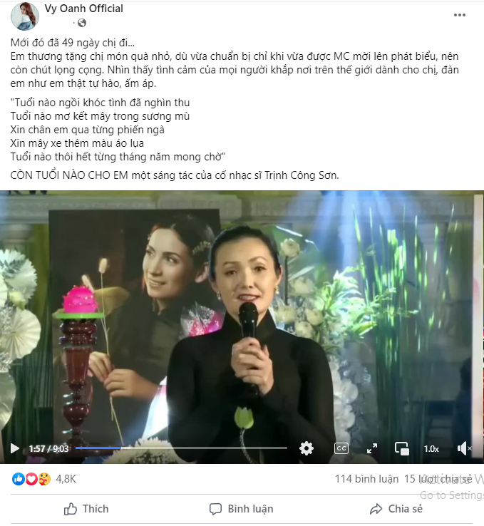 Cả năm chìm trong bể 'phốt', Vy Oanh bỗng 'thanh tịnh’ với động thái gây chú ý: Chuyện gì vậy? 3 Cả năm chìm trong bể 'phốt', Vy Oanh bỗng 'thanh tịnh’ với động thái gây chú ý: Chuyện gì vậy? 3