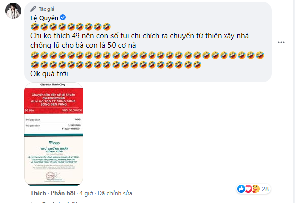 Lệ Quyên có pha đáp trả tin đồn đi vào lòng người, khiến kẻ tung tin phải 'cứng họng' Lệ Quyên có pha đáp trả tin đồn đi vào lòng người, khiến kẻ tung tin phải 'cứng họng'
