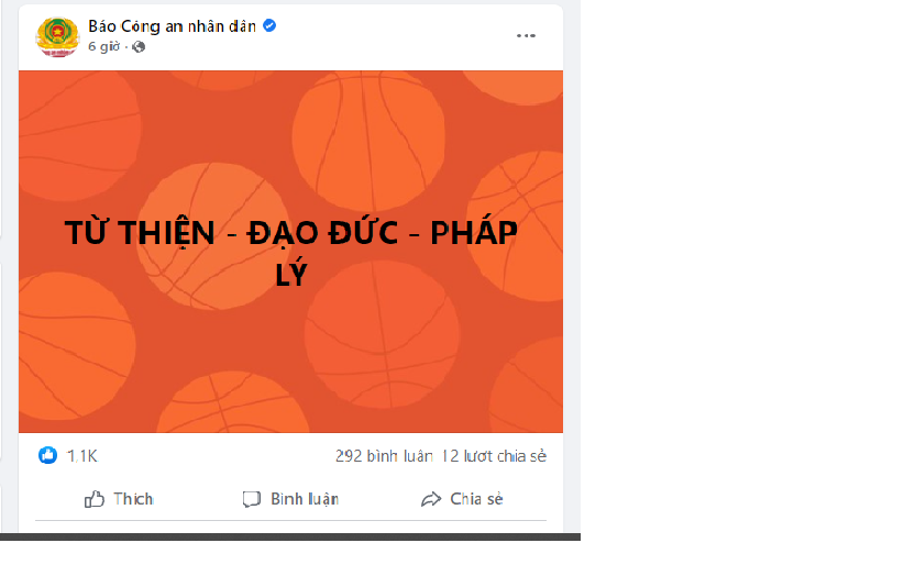 Hoài Linh được 'minh oan': Fanpage báo Công an có trạng thái 'cứng' vụ từ thiện 3