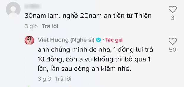 Việt Hương bất ngờ bị dồn vào thế 'bí' như Hoài Linh - Thủy Tiên, động thái quyết 'xanh chín' gây chú ý 3 Việt Hương bất ngờ bị dồn vào thế 'bí' như Hoài Linh - Thủy Tiên, động thái quyết 'xanh chín' gây chú ý 3