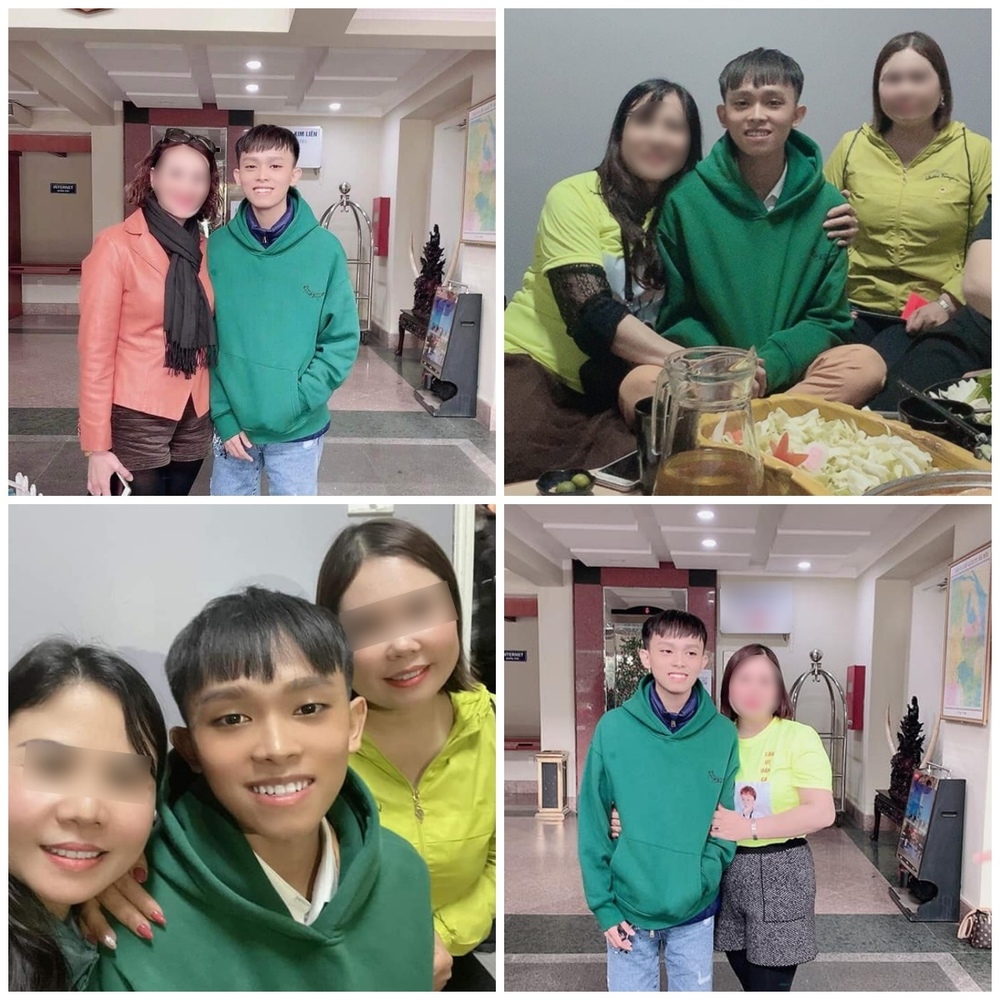 Hồ Văn Cường vui vẻ giao lưu cùng 'biệt đội xanh chuối'