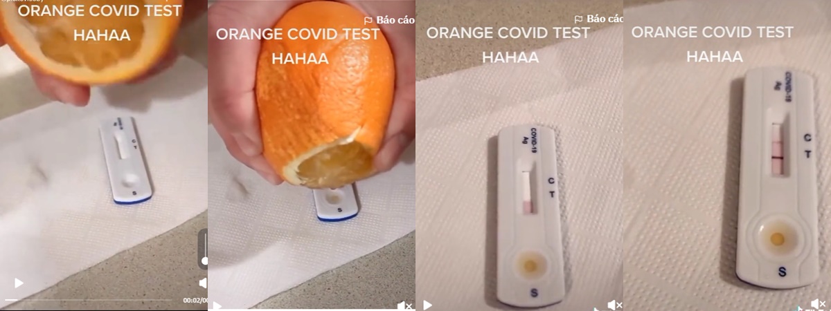 Khó thế cũng nghĩ ra: Thanh niên 'chơi lớn' test Covid cho trái cam, kết quả cho ra thực sự 'ảo ma'? 1